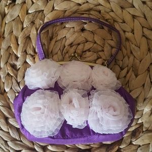 Janie And Jack SILK purse vintage LOOK prop ♡